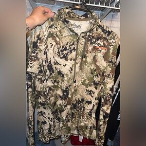 Sitka Camouflage Half-Zip Shirt